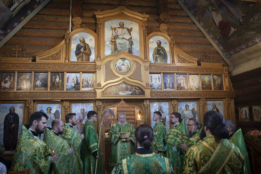 Престольный праздник в Серафимовском храме Балашихи